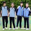 Long-Sleeved Spring & Autumn Sports Uniform Set for Middle To High School Students, College Style Three-Piece Garden Class Uniform