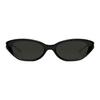 Gentle Monster 2026 Serie Persönlichkeit Katzenaugen-Sonnenbrille Unisex-Sonnenbrille Schwarz MIMOSA-01