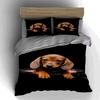 Dachshund Zipper Design. Bedding Duvet Cover Sets Duvet Covers Pillowcases Gifts (1 * Duvet Cover 2 * Pillowcases, Without Duvet Insert)