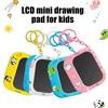 Mini-LCD-Schreibtafel-Schlüsselanhänger mit Stift, bunter Kritzelblock für Kinder, löschbares Zeichenbrett, Skizzenblock, Tasche, Rucksack-Anhänger