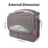 FOSOTO Shoulder Camera Bag Digital Mirrorless Single Lens Camera Case Lesbian Storage Retro Style Large Capacity Compatible with Canon SX70 SX420