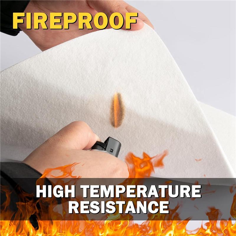 16X High Temperature Gasket Paper, Fiber Insulation Board, 2850℉ Rated Fireproof Board For Fireplace DIY