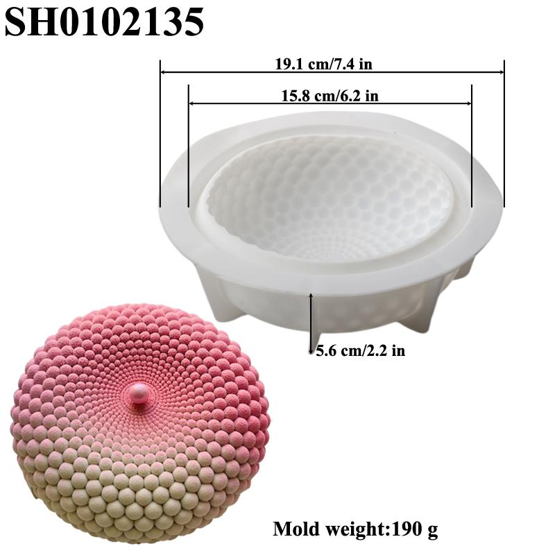 Food Grade Silicone Cake Molds Single Cell Mousse Moulds Dessert Decorating Pan Non Stick Pastry Baking Tools Kitchen Bakeware