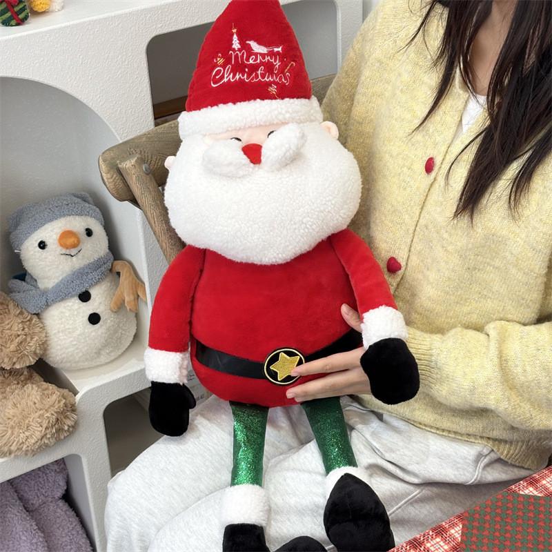 Christmas Santa Doll With Pp Cotton Filling For Home Party Gift Giving