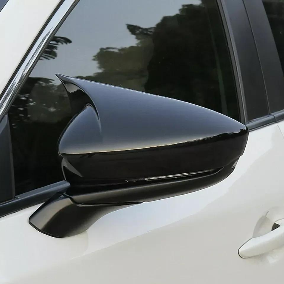 Für Mazda CX-50 CX50 2022-2024 Autoaufkleber Rückspiegel Seitenspiegelabdeckung Flügelkappe Außen Tür Rückansicht Hülle Verkleidung Kohlefaser