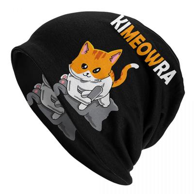 Jiu Jitsu Kimura süße Kawaii-Katze, lustige BJJ-Kappen, coole Unisex-Ski-Skullies, Mützen, Hüte, Frühling, warme Kopfbedeckung, Motorhaube, Strickmützen