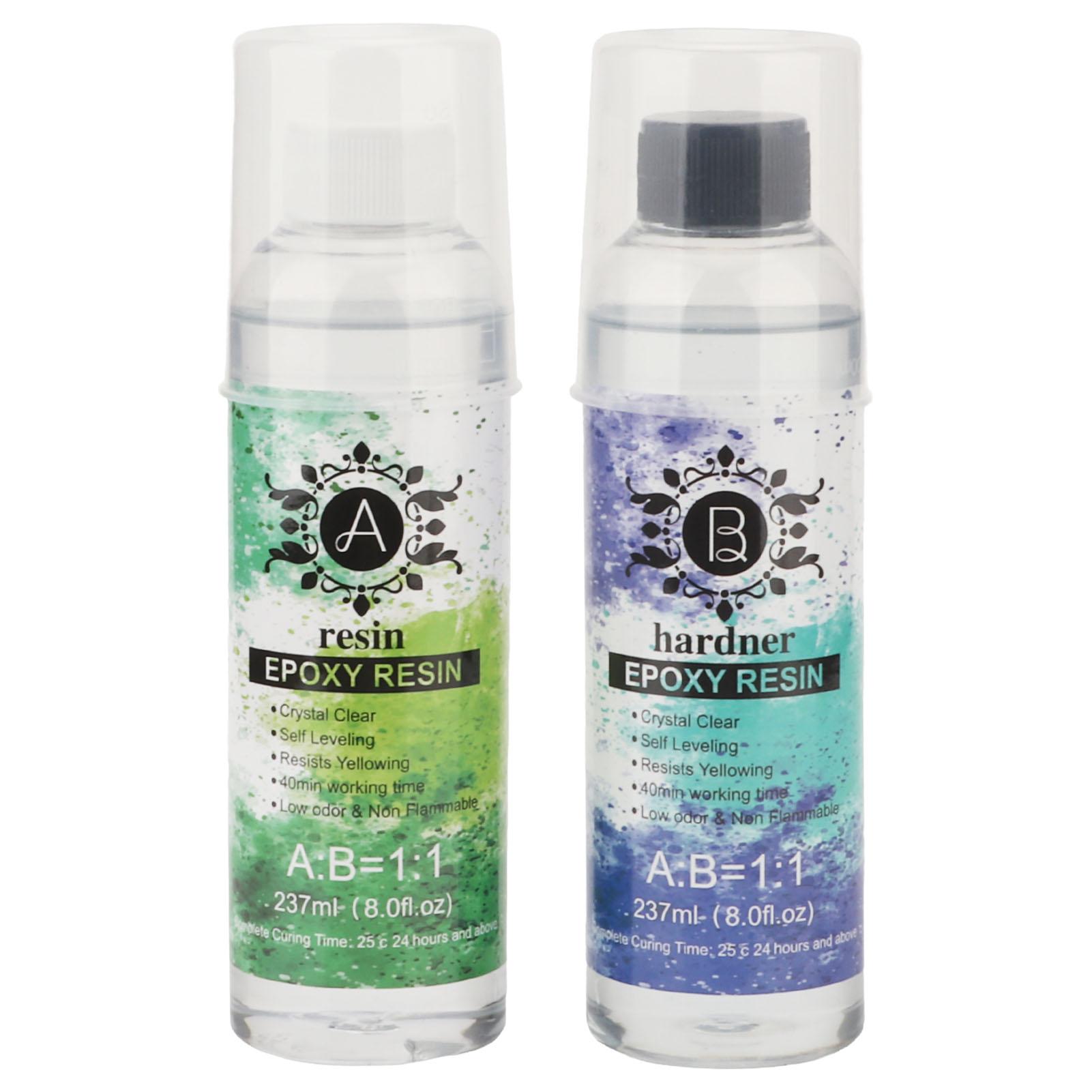 

Эпоксидная смола клей прозрачный УФ-стойкий безопасный с низким запахом DIY клей для смолы для ювелирных изделий отделка дерева