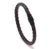 Men's Leather Rope Woven Bracelet: European and American Style