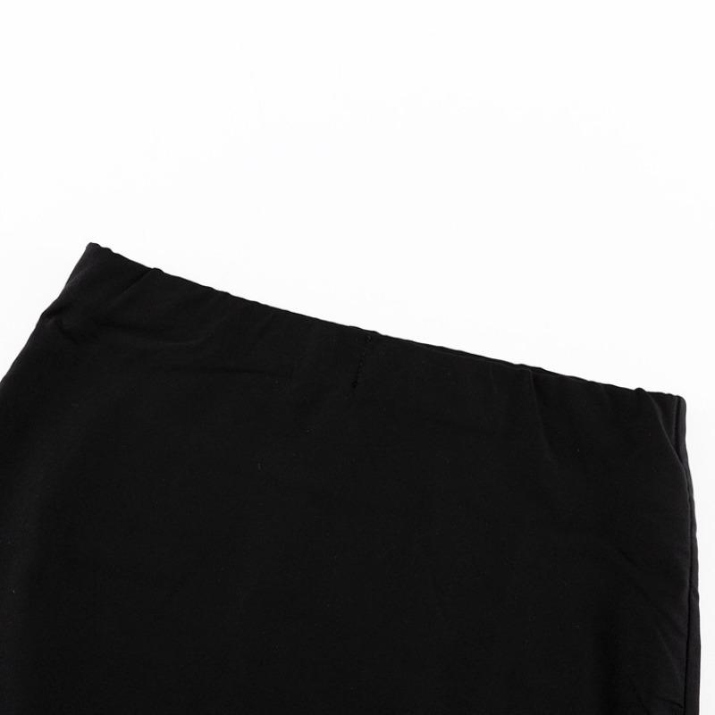Moda Damska Czarne Długie Spódnice Wysoki Stan Wyszczuplające Bezszwowe Elegancka Suknia Damska Casual Wiosna Nowe Damskie Spódnice Maxi