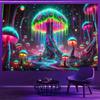 Psychedelic Giant Mushroom Forest Tapestry Bohemian Atmosphere Room Decoration Home Decoration
