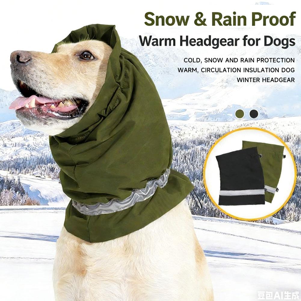 Pet Dog Windproof Hat Autumn Winter Outdoor Anti Cold Noise Startle Scarf Comfortable Multiple Colors Available Warm Headgear