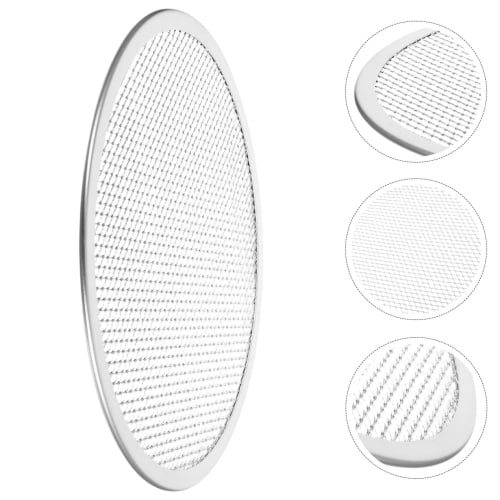 DECHOUS Pizza Screen, Pizza Pan, Pizza Grill, 11-inch Aluminum Mesh Pizza Tray with Holes for Home, Kitchen, and Restaurant Use