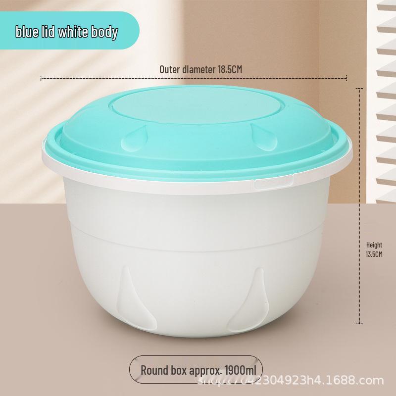 High-Quality Buckle Meal Box for Mala Tang, Hot Pot, and Pickled Fish - Thickened Round Anti-Theft Takeaway Soup Bowl