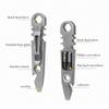Titanium Alloy Ratchet Crowbar Ratchet Screwdriver Riding Portable Multi-Function Maintenance Tool EDC Bottle Opener Nail Lifter