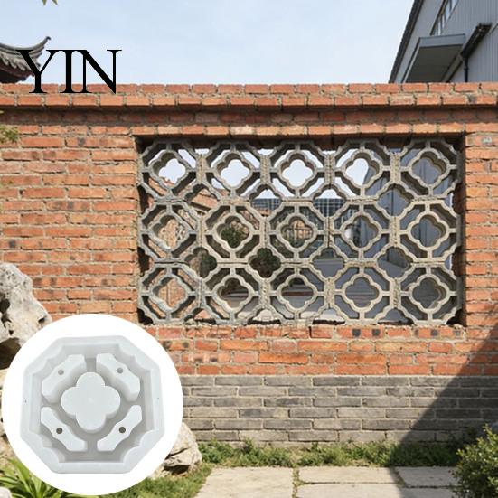 Outdoor Floor Tile DIY Kit Plastic Stepping Stones Mold, Reusable Concrete Mold for Garden Walkway Path Maker, Durable Casting Personalized