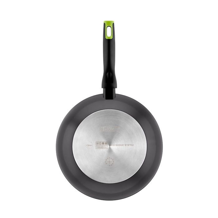 Wok - Monix - M261232 - Aluminium recyclé - Revêtement céramique - 28 cm