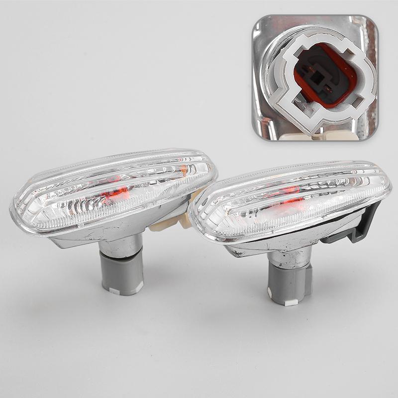 92303-3L100 2Pcs Car Side Marker Light Turn Signal Lamp Fit for Kia Ceed Hyundai I30 2007 2008 2009 2010 2011 12V