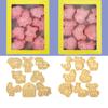 16Pcs Cute Farm Animals Pattern Cookie Cutters Set Cartoon Pressable Biscuits Mold Plastic Cookie Stamps DIY Baking Tool
