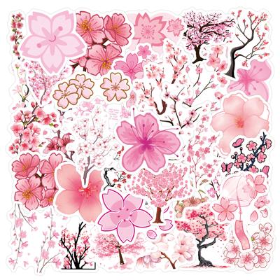 55 Sakura Sakura Graffiti Stickers Decorative Scooter Laptop DIY Stickers