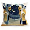 Islamic Architecture Pillowcase Printed Polyester 40/45/50Cm Throw Pillowcover Decorative Sofa Cushion Pillowslip Home Decor