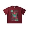 260 GSM Double Yarn 32 Count 100% Cotton Pokemon V4 Balbasaur Print Unisex Heavy Cotton T Shirt