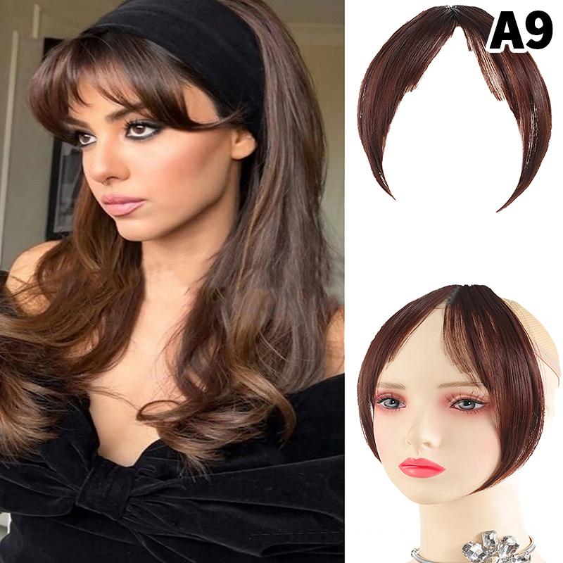 

Синтетический парик с челкой Натуральный парик Пушистый парик Заколка для волос Наращивание волос Накладки для волос для женщин Аксессуары для укладки