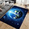 Earth in vast cosmic space carpet Yoga living room room decor children's crawling mat doormat area rug games mat