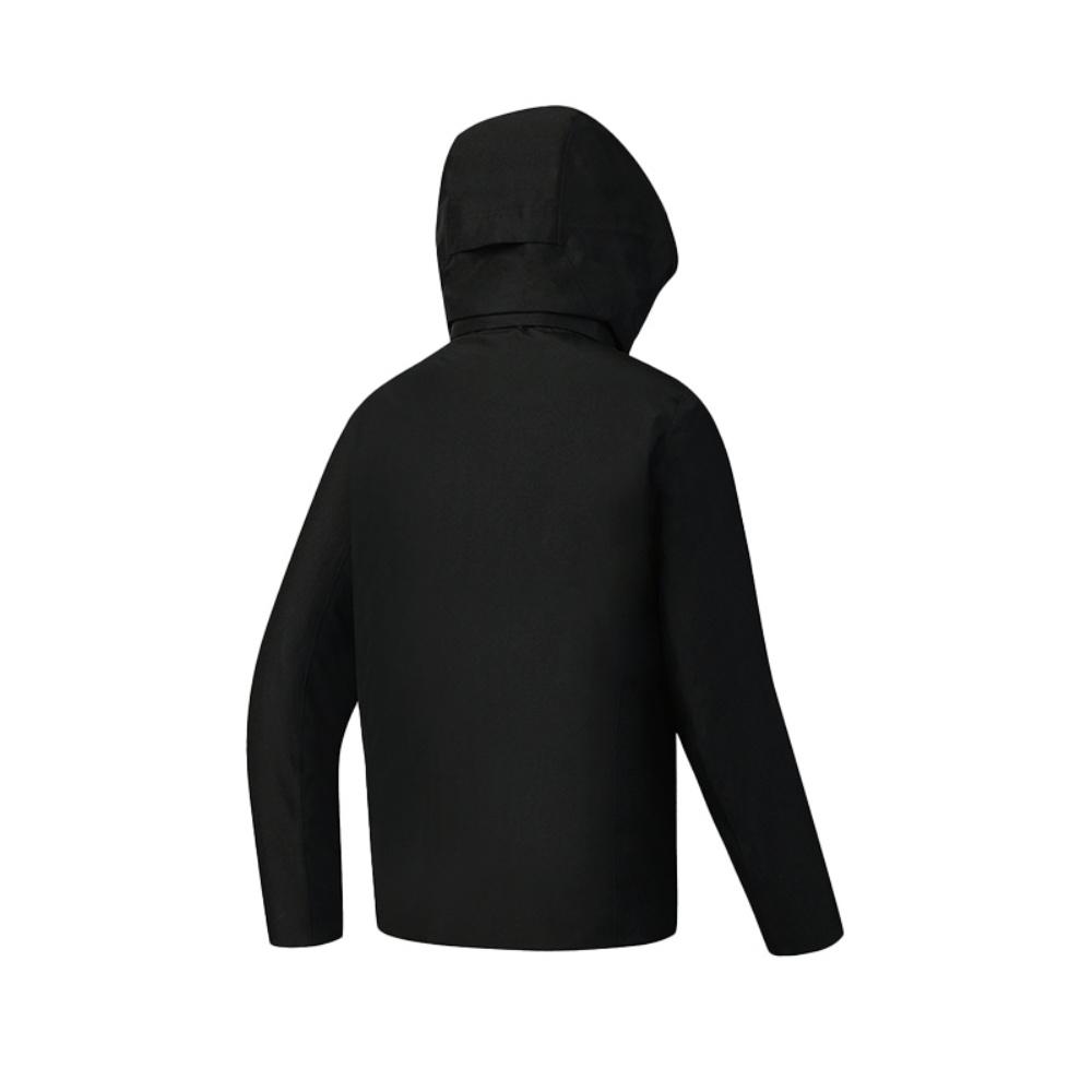 Fila Golf Series Fashion Simple Trendy Casual Sports Training Versatile Warm Comfortable Hooded Down Jacket Men Outerwear Deep-Black A11M545922FBK