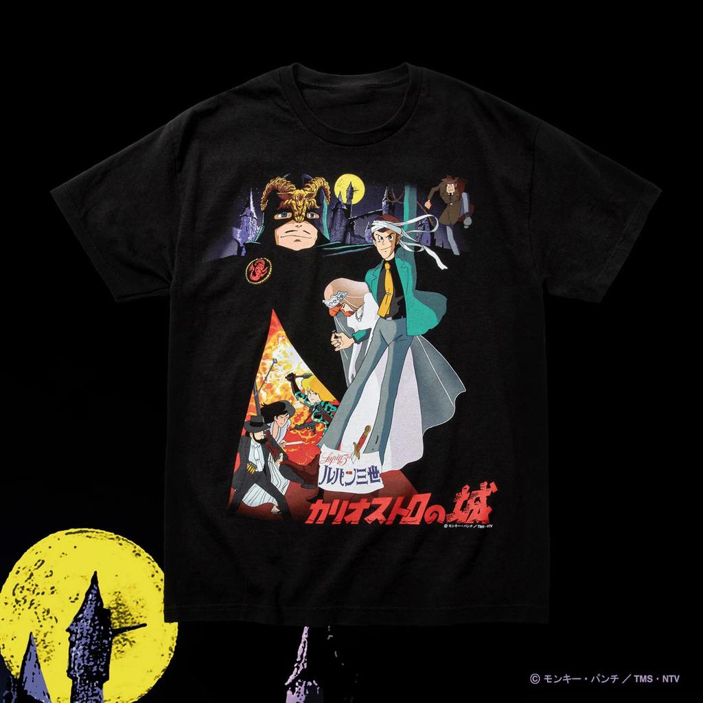 Japanese Classic Anime Lupin III T-shirts Oversized Loose Men Short Sleeve Casual High Quality Cotton Top Summer Male Clothes