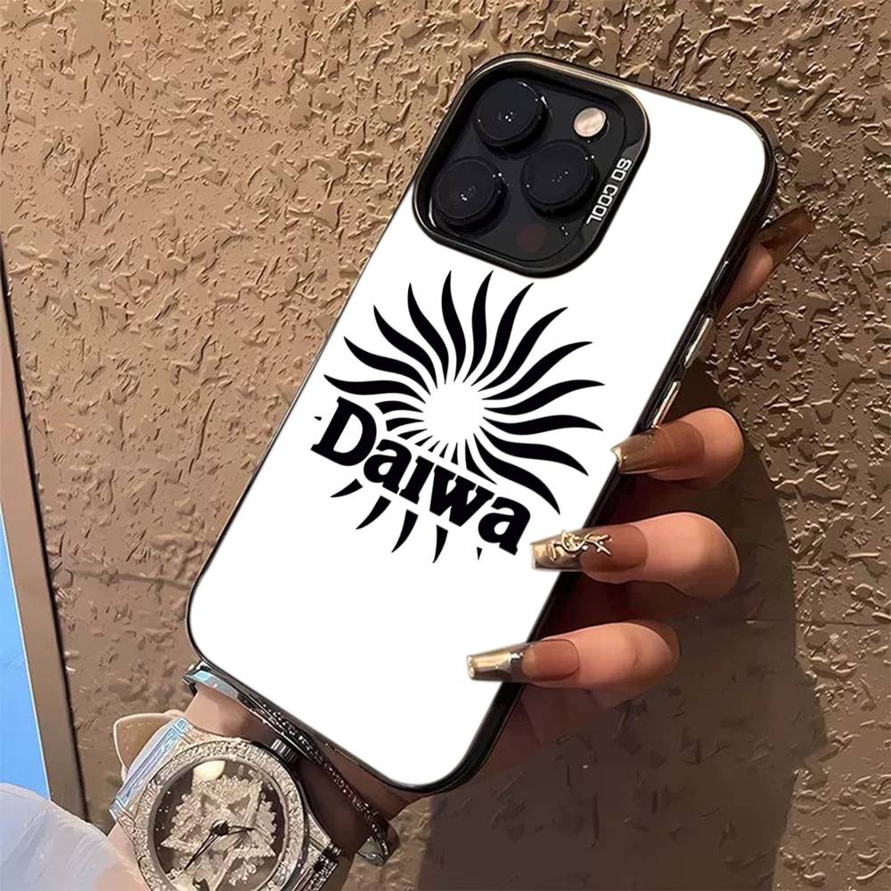 

D-DaiwaS Fishing Logo Phone Case for iPhone 17 16 15 14 13 Pro 12 11 Pro Max PLUS Color Back Cover iPhone 16 plus