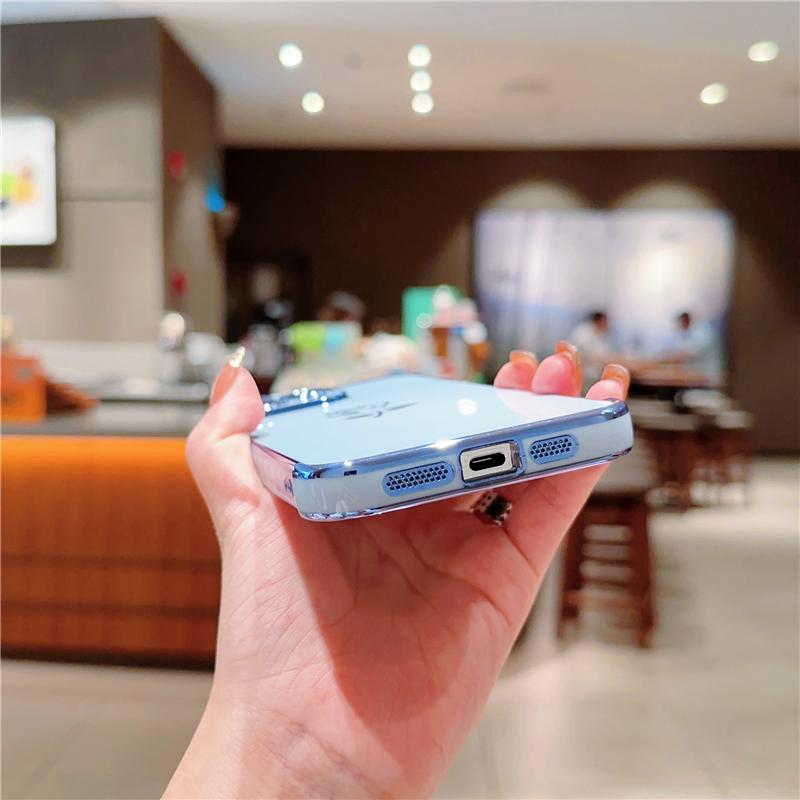 Luxus Vergoldung Rose Blume Bumper Handyhülle Für iPhone 11 12 13 Mini 14 15 Pro X XR Xs Max SE2 SE3 Schutzhülle Auf 14 Plus