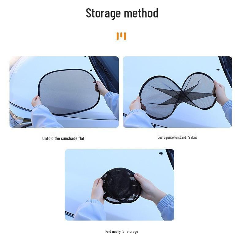 Front Windshield Sunshade Heat Insulation Car Sun Visor and Window Curtain