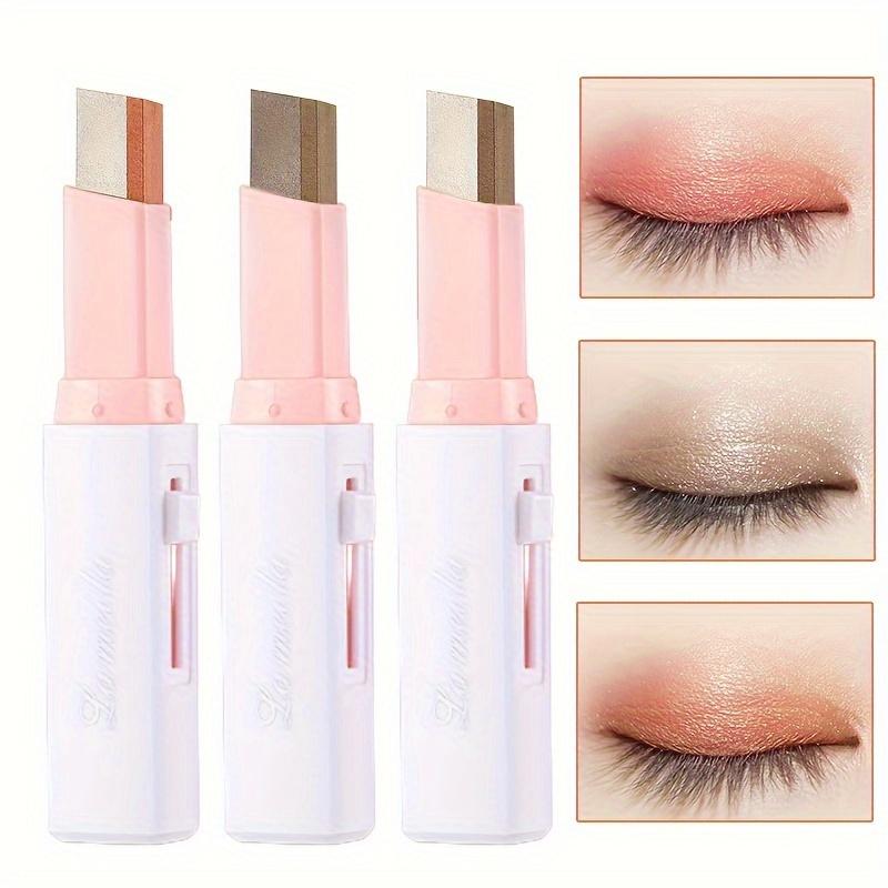 2 In 1 Pearly Highlighter Eyeshadow Stick Makeup Waterproof Long Lasting Glitter Eyeshadow Eyeliner Stick Eyes Makeup Cosmetics