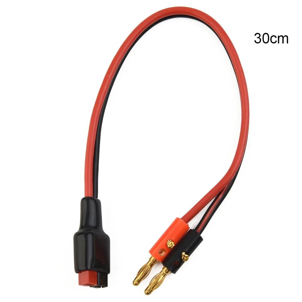 30A Adapter Cable with 4mm Banana Connector 12AWG Wire 30cm Length Crafted for Dependable Electrical Connections