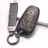 Zinc Alloy Genuine Leather Fit For Peugeot 2008 3008 4008 5008 308 408 508 Citroen C5 C4 C4L C6 C3-Xr Picasso Grand Ds3 Auto Key Fob Cover Case