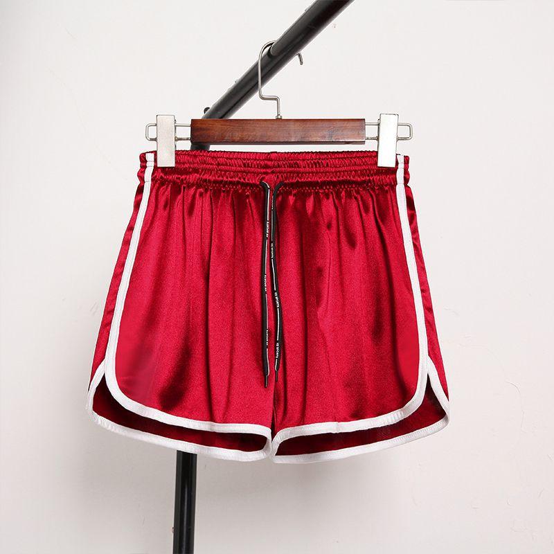 Running Sports Shorts for Women In Spring and Summer New Style Plus Size Loose Slimming Drawstring Wide-leg Pants Home Pants