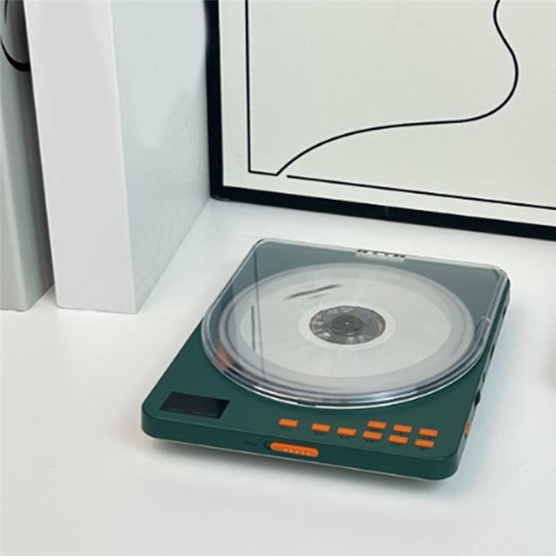 FORW-Lecteur CD Album de Disques Lecteur MP3 Lecteur CD Multifonction Répéteur d'Apprentissage de l'Anglais