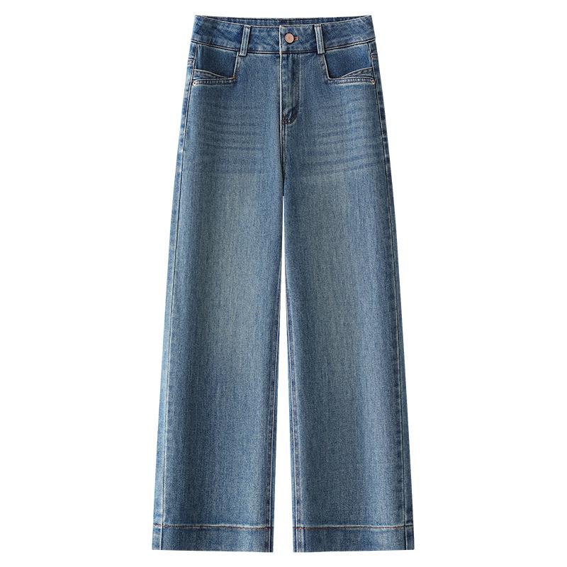 

Women s High Waist Loose Straight Leg Jeans - Spring 2025 3XL