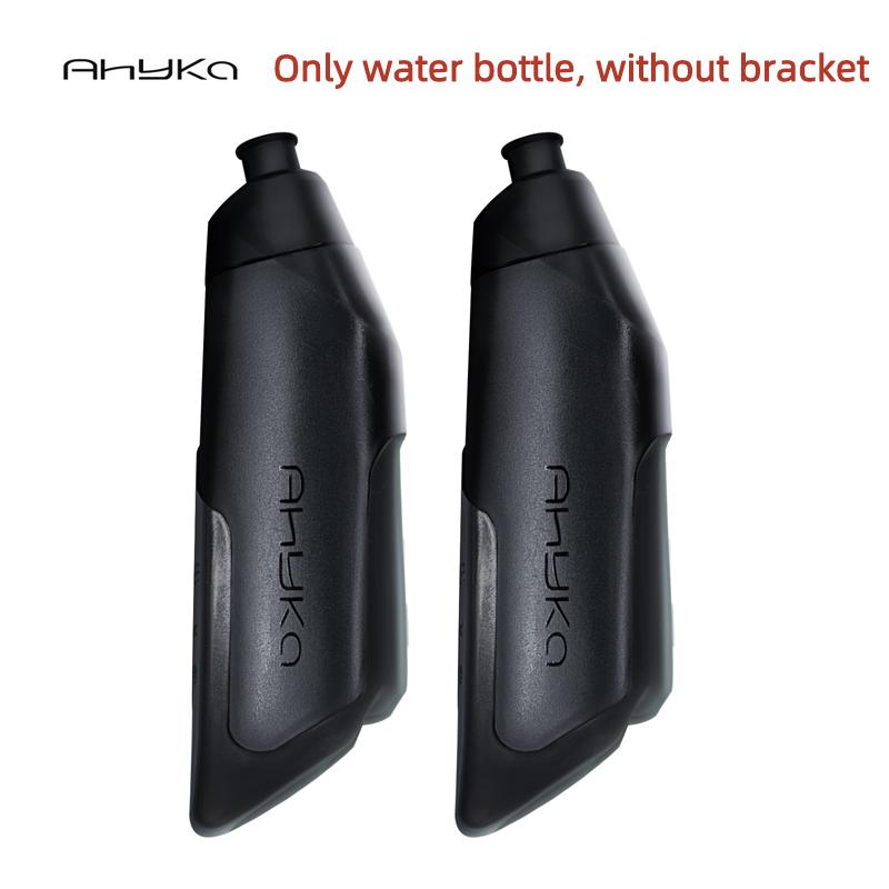 AhyKa Bicycle 600ml Aerodynamic Water Bottle Bracket Set Or Single Water Bottle MTB Road Bike Frame Down Tube Water Kettles 6