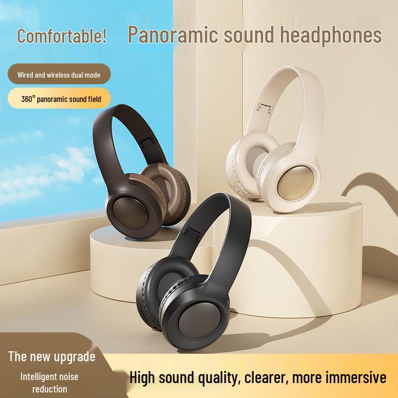 Retro F36 Bluetooth Over-Ear Headset 6.0: Long Battery, Perfect for Gaming