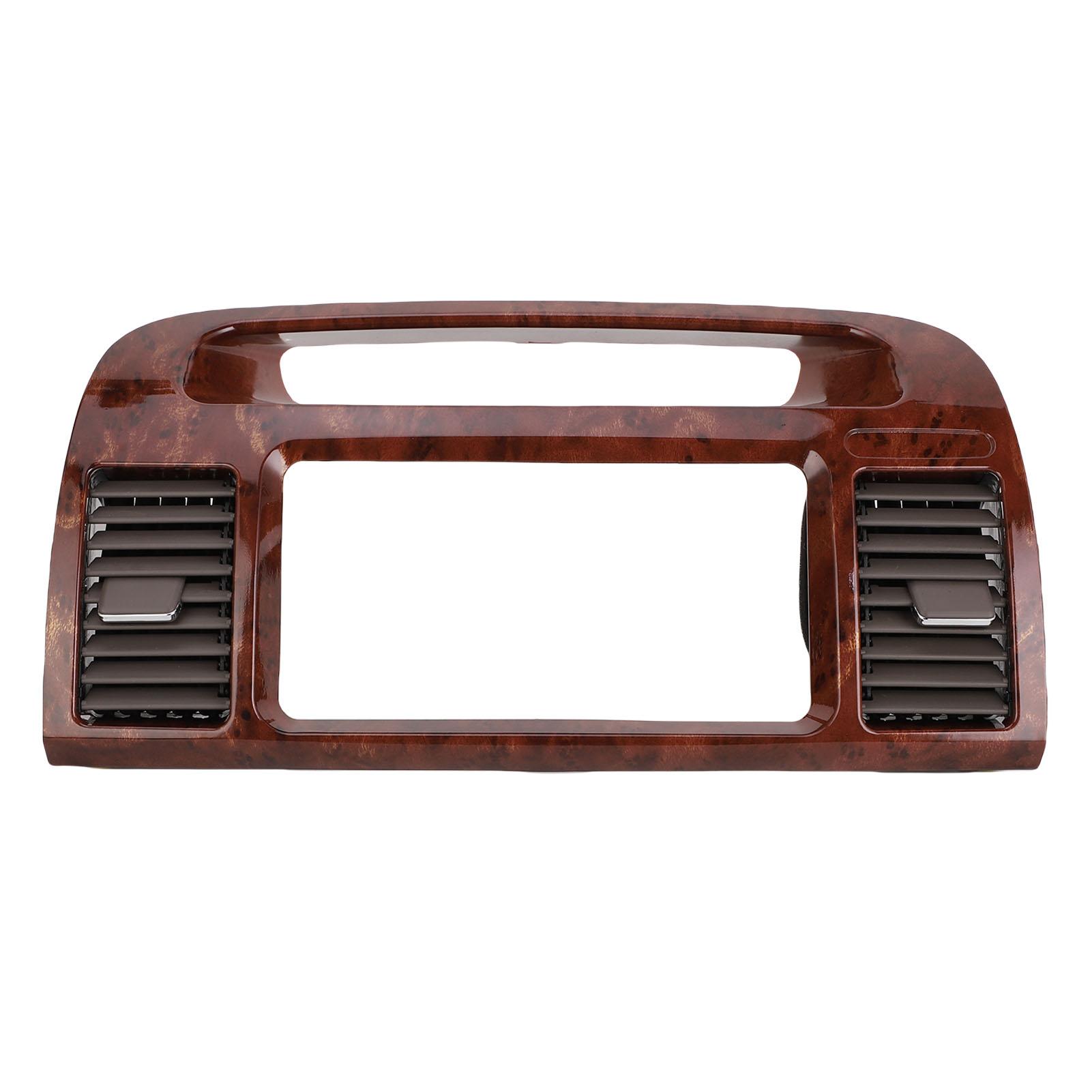 

Center Dash Air Outlet Panel Front Radio Bezel AC Air Vent Panel Bezel Improved Airflow Easy Installation Stylish for Vehicle
