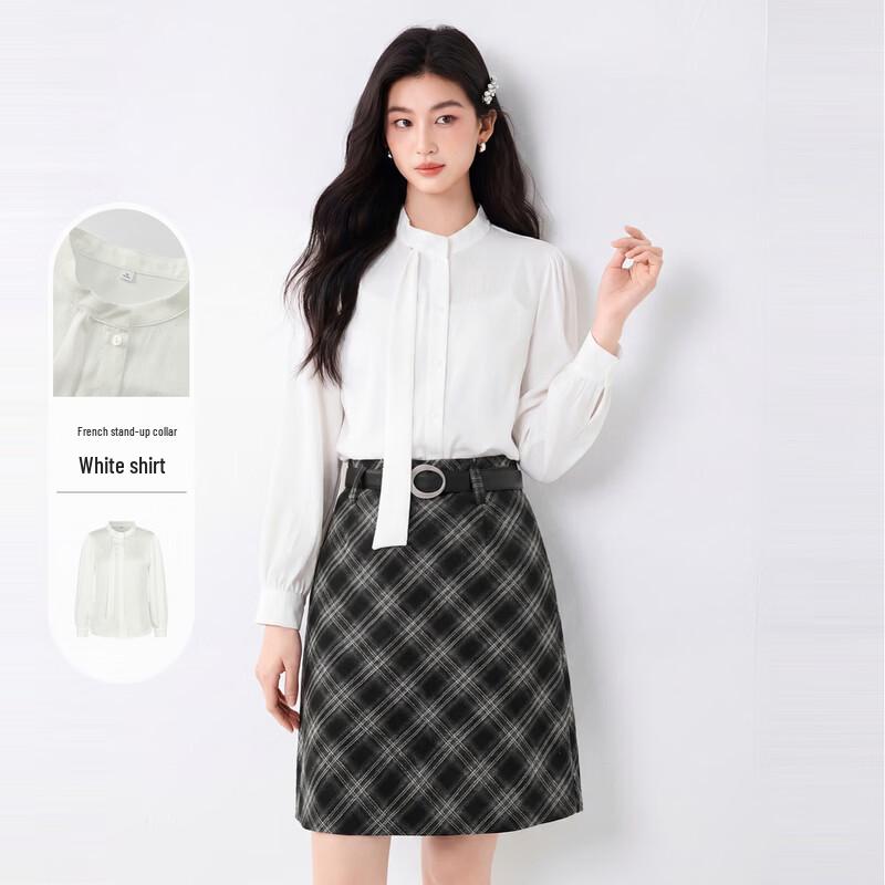 FivePlus French Style Ribbon Detail Long Sleeve Blouse M