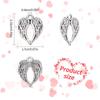 5/10/20 Pieces Alloy Material Angel Wings Amulet Fairy Wings Guardian Angel Amulet Jewelry Making Amulet DIY Craft Bracelet Necklace Earrings