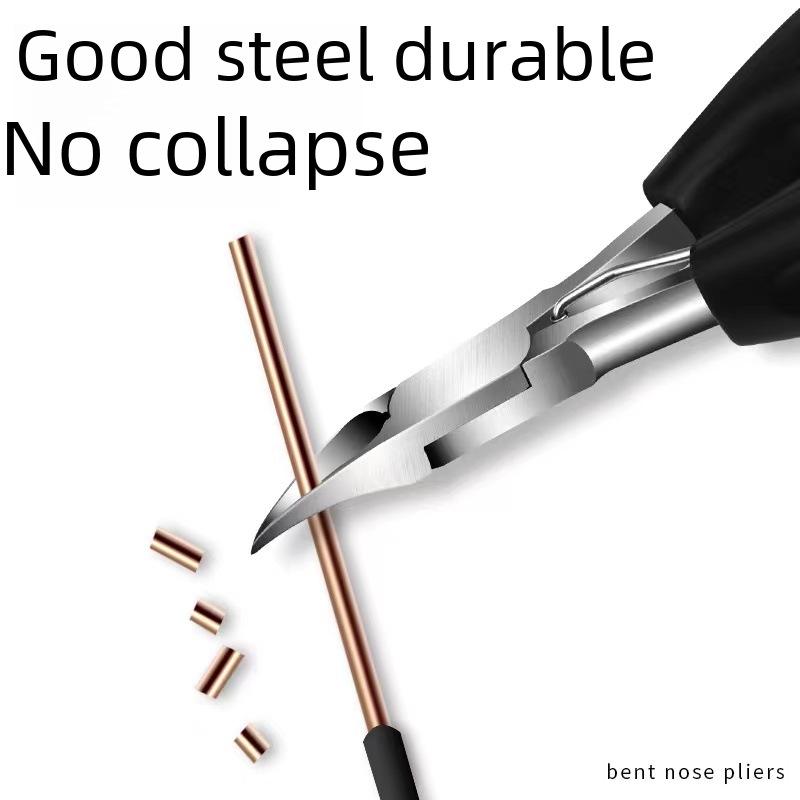 Nagelschere mit Hawk-Schnabelzange aus Edelstahl – Maniküre-/Pediküre-Werkzeug für abgestorbene Haut, Nagelhaut und Nägel