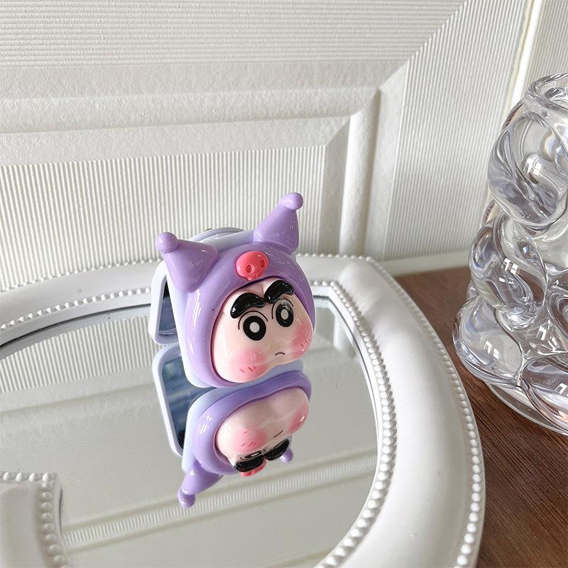 Cartoon Puppy Cute Style Mobile Phone Airbag Holder Little Boy Xiaoxin Back Sticker Desktop Stand Retractable Female