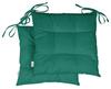 Vargottam Indoor Outdoor Tufted Square Seat Patio Cushion Set Of 2 Water Resistant Patio Furniture Seat Cushion 19 inches