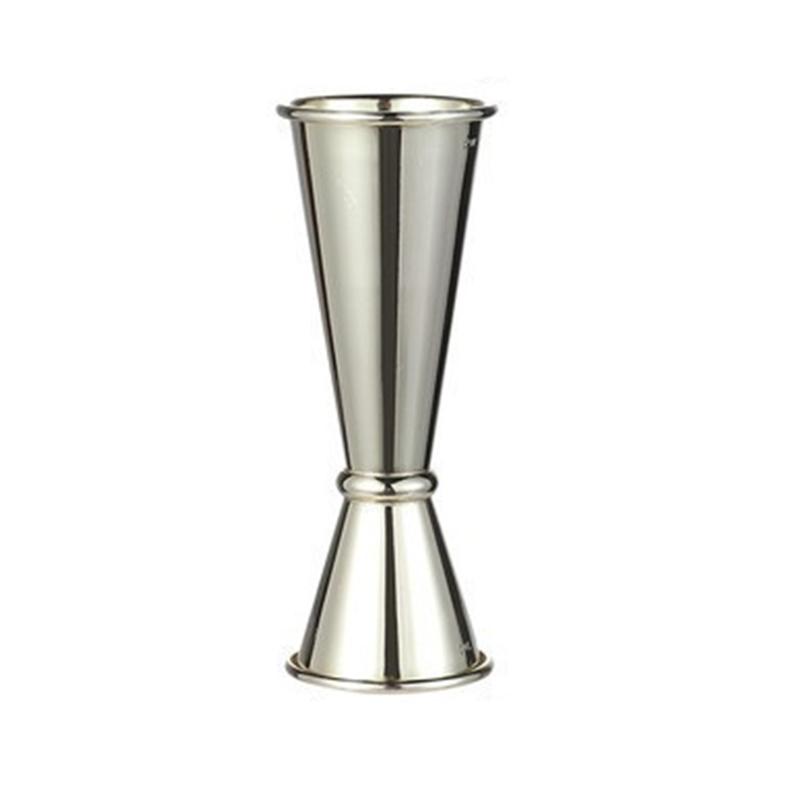 Stainless Steel 30/60ml Measuring Cup Double Ended Curled Edge Cocktails Graduated Measure Device Home Bar High-end Wine Utensil