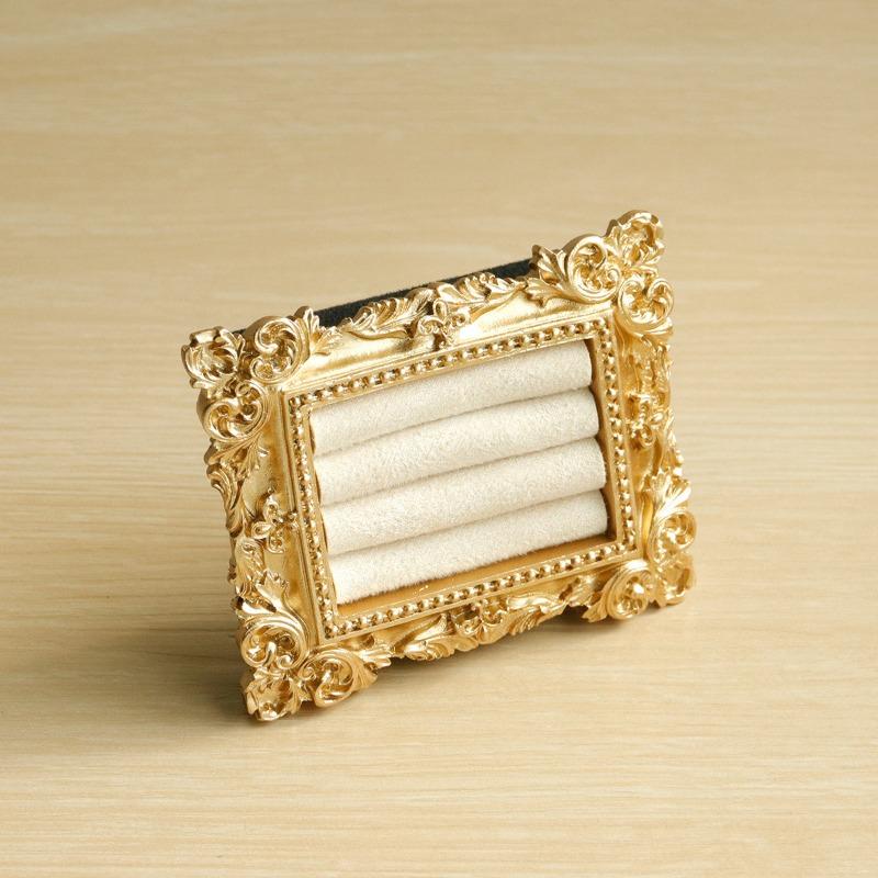 Jewelry display stand - vintage european style photo frame ring organizer tray - accessories