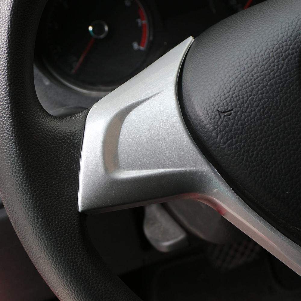 ABS Car Inner Steering Wheel Sequins Cover Trim for Volkswagen VW Golf 7 Mk6 Tiguan MK2 Polo T-Cross T-Roc Touran Jetta 2017-2019