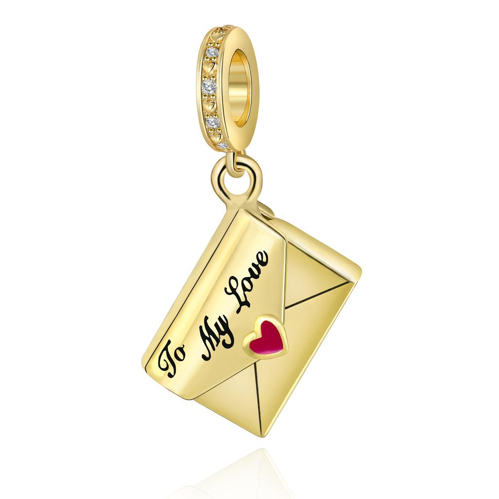 Copper Golden Series Leopard Charms Bead Bow Clip Crown Pendants Fit Bangle Bracelet Diy Jewelry Marking